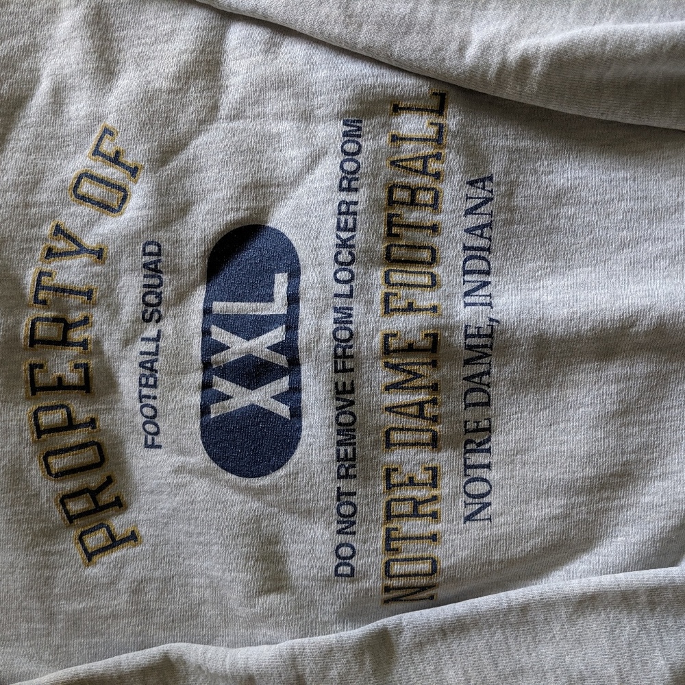 Notre Dame Football - Athletic Room Sweatshirt
